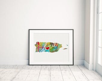 Moving Wall Art puerto rico wall art | etsy Moving Wall Art puerto rico wall art | etsy