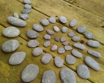 Irish Sea Stone Pebbles , Beach Stones, 10 pieces