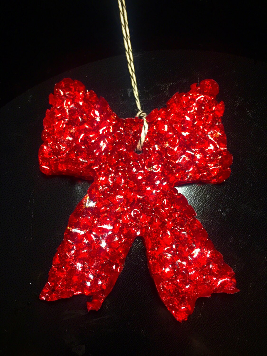 Bow Air Fresheners or Ornaments for your car office wreath