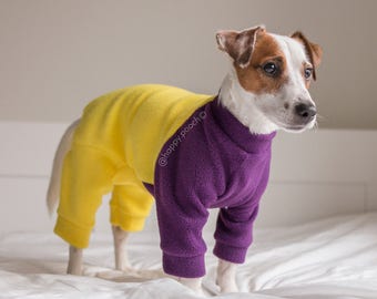 Dog pajamas, Dog jammies, Dog fleece onesie, Custom dog pajamas, Dog fleece clothes, Dog onesie, Warm dog pajama, Dog overall