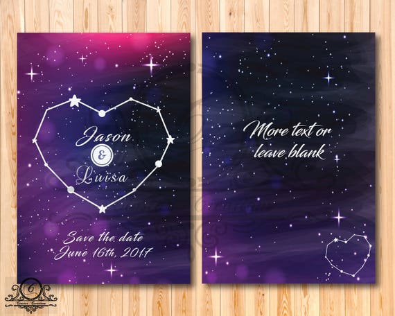 Galaxy Invitation Template 10