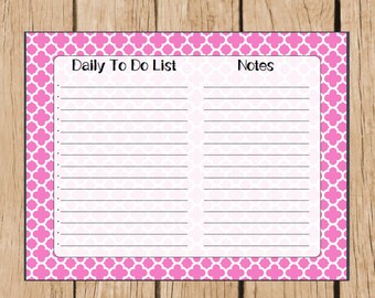 Printable Planner Daily To Do List Family Organiser Daily