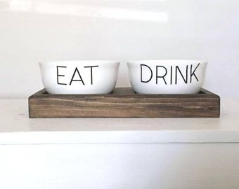 Pet Bowls | Dog Bowl Feeder | Cat Bowl Feeder | Food and Water Bowl | Pet Accessories | New Puppy Gift | Personalized dog Bowls | Pet Bowls