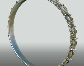 C-Ring barbed wire - menjewelry - jewel for men - C-Ring
