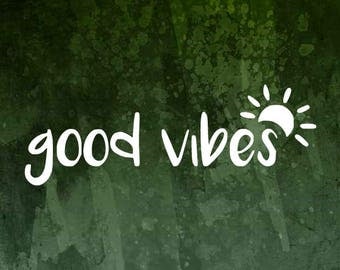 Good Vibes Decal | Adventure Decal | Beach Decal | Travel Decal | Adventure Decal | Good Vibes Sticker | Laptop Decal | Tumbler Decal |
