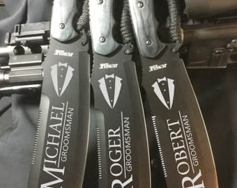 Machete, personalized machete, gun gift, groomsman gift, hunting gift, personalized wedding party gift, military gift, graduation gift
