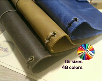 Midori cover travelers notebook fauxdori traveler's leather foxy fix mustard yellow chic sparrow foxydori CHOICE of 15 SIZES and 48 colors