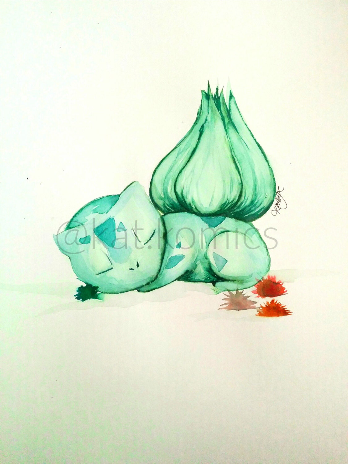 sleeping bulbasaur