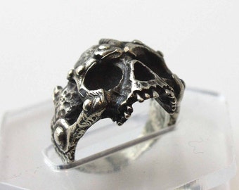 Jewelry ring, Jewelry, Ring, skull ring, heavy metal, gothic, black, biker ring, handmade ring, gothic ring, gift, goth, biker