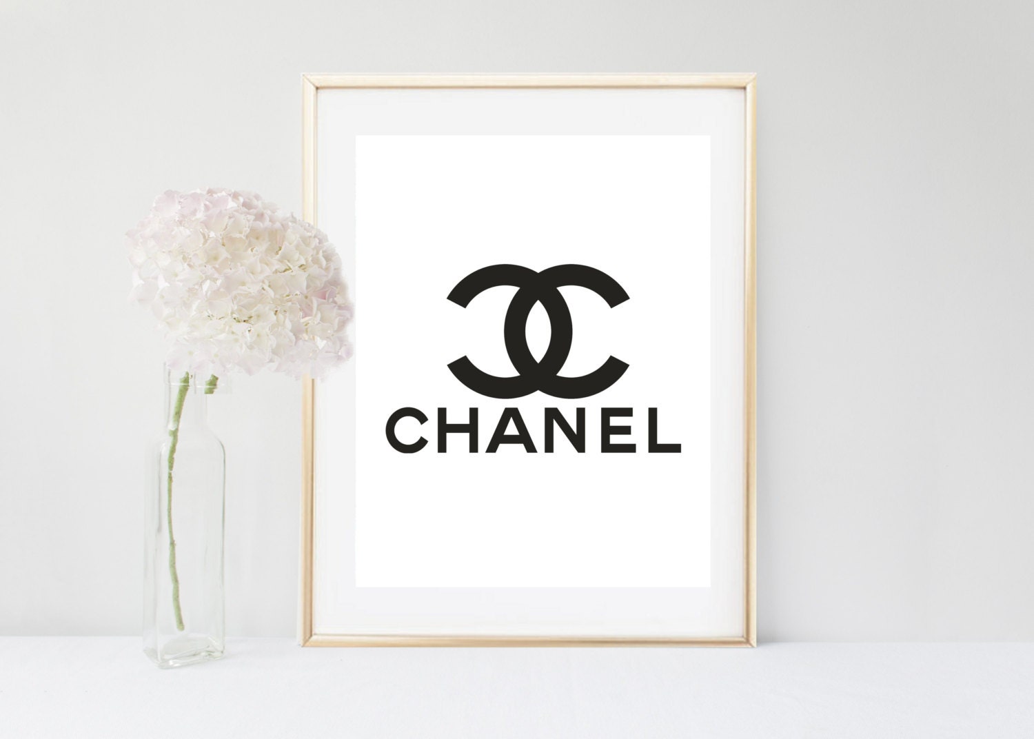 Printable Chanel Logo Fashion Print Coco Chanel Print