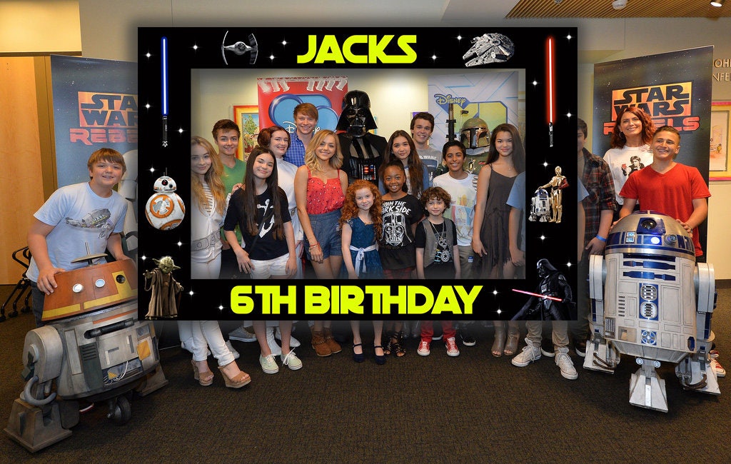 Star Wars Photo Booth Frame Star Wars Printable Birthday