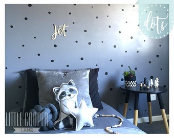 Hand Drawn Polka Dots | Modern Wall Decal Vinyl Stickers | Boys & Girls | Sets of 107 | Gold | For Nursery, Kids OR Teens Room_ID#1427