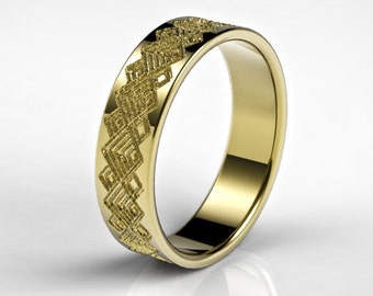 mens gold wedding ring with squares pattern mens gold wedding ring mens wedding ring - Gold Wedding Rings For Men mens gold wedding ring with squares pattern mens gold wedding ring mens wedding ring - Gold Wedding Rings For Men