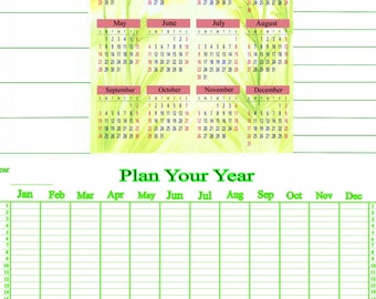 Reusable calendar | Etsy