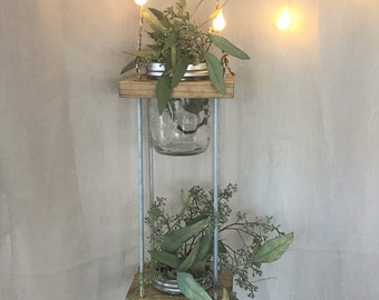 Mason Jar Herb Garden 2 Tiers