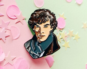 Sherlock Holmes Enamel Pin