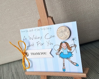 Tooth fairy gift for kids - Tooth fairy letter - Tooth fairy note - Lost Tooth Certificate - Tooth fairy coin - Receipt from Fairy - tiny