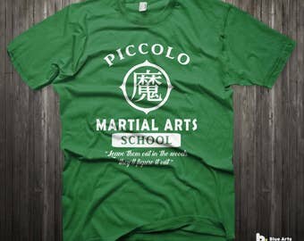 Dragon ball z shirt Piccolo Martial arts school form shirt Gym shirt funny t shirt graphic tee