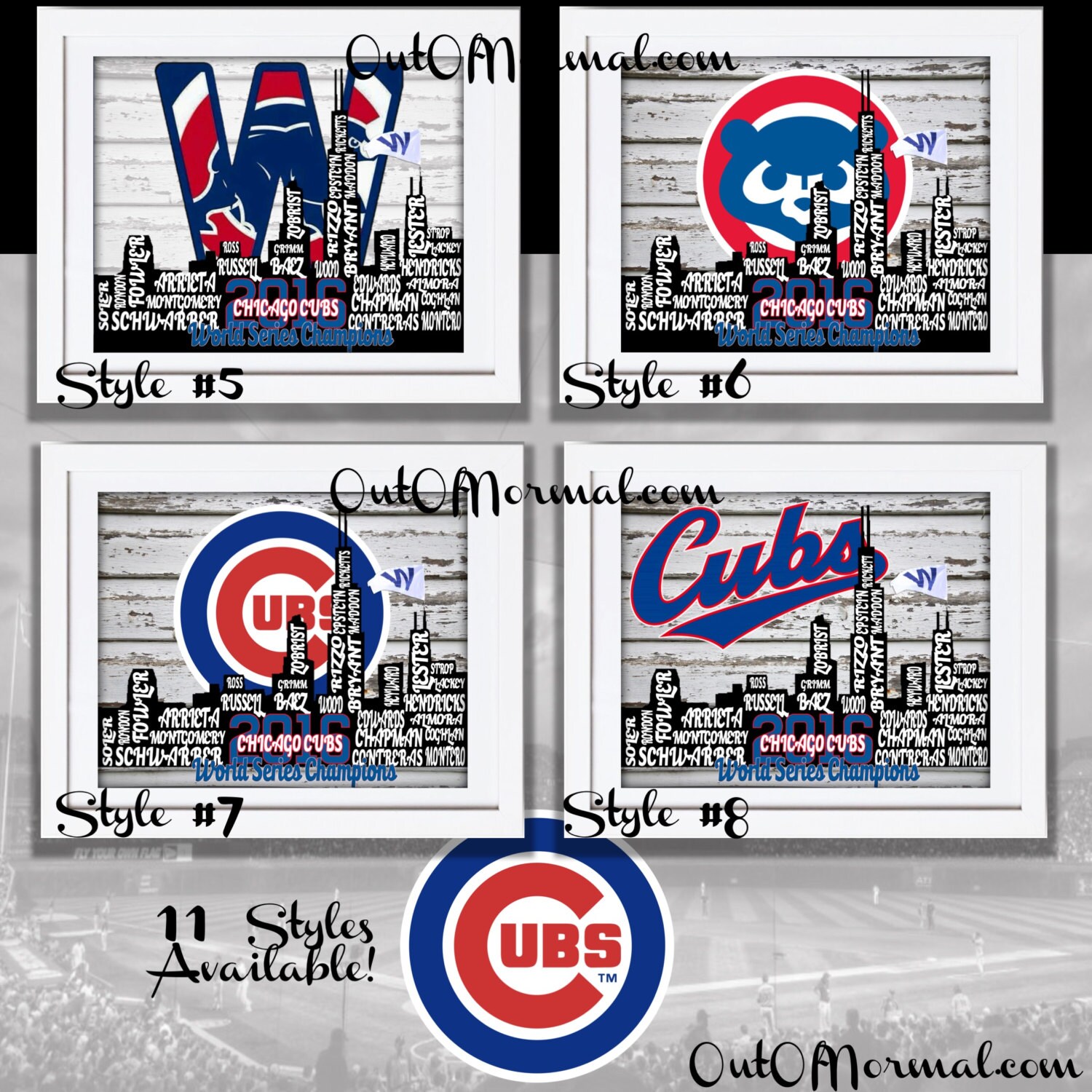 chicago-cubs-2016-world-series-champions-retro-stars-premium-poster