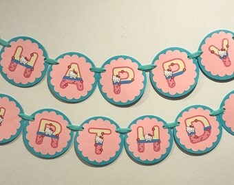 Hello Kitty Birthday Banner