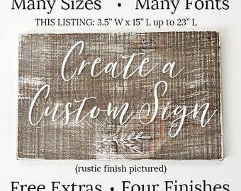 Custom signs, custom signs for home, custom sign wood, custom signage, create your own sign, wood sign, wooden signs, custom wood signs