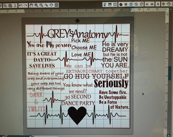 Grey's Anatomy SubWay Art -studio and png formats