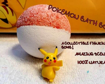 Pokemon Bath Bombs *Collectible Figurine In Each One!*