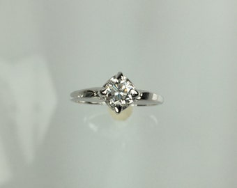 Vintage 1950's diamond engagement ring .48ct