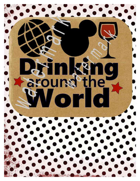 Download DISNEY Epcot Drinking around the world SVG - Disney ...