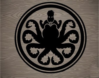 Disney Ursula Style Vinyl Decal