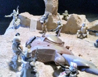 clone trooper diorama