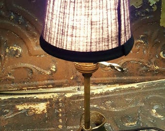 Antique Brass Boot Upcycled Desk Lamp