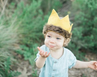 Where the Wild Things Are Full-sized Crown, Max Crown, Wild Things Crown, Wild One, Wild Things Birthday, Wild Things Party Supplies
