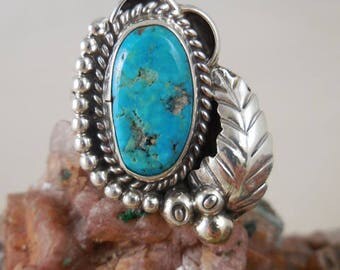 Native American Turquoise Sterling Silver Ring
