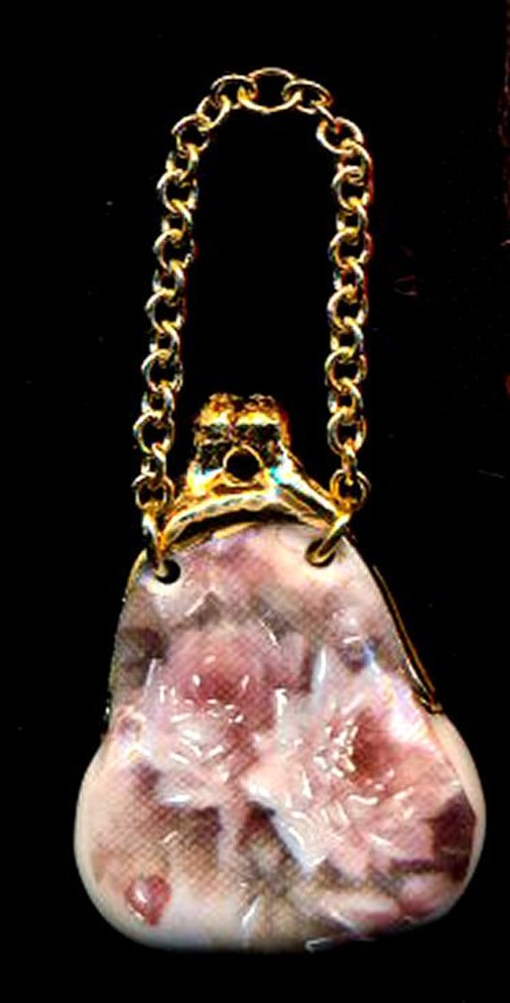 Little Porcelain Purse for Pendant or Favorite Doll