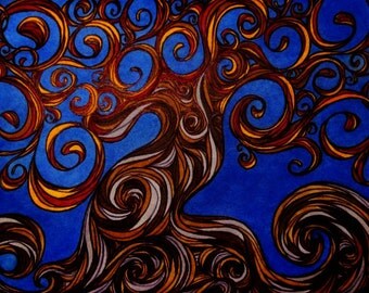 Original Mixed Media- Tree