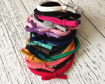 Skinny headbands, simple headbands, headband set, baby headband set, knot headbands, soft baby headband, newborn headband set