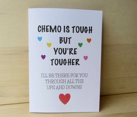 Illustrated Chemo Greeting Card Cancer Treatment Support