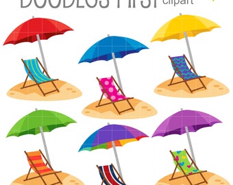 Liegestuhl Mit Sonnenschirm Clipart sdatec.com