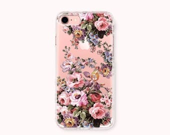 Floral iPhone 7 Case, iPhone 7 Plus Case, iPhone 6/6S Case, iPhone 6/6S Plus Case, iPhone 5/5S/SE Case, Galaxy S8 Case - Gorgeous flowers