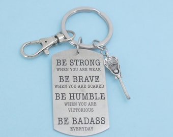 Lacrosse keychain. Lacrosse key chain. Lacrosse Gifts. Lacrosse Mom. Be Badass Everyday. Lacrosse necklace. Lacrosse Gifts.