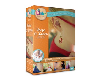 Hoops & Loops - 20 Earrings - Linkt Craft Kits