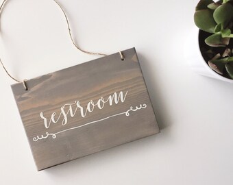 Bathroom Sign Etsy restroom sign | etsy Bathroom Sign Etsy restroom sign | etsy