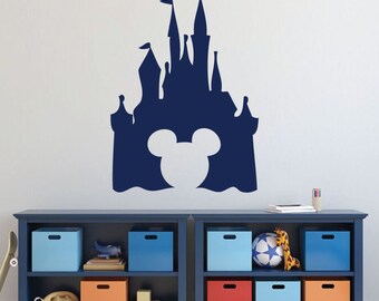 Disney castle decal | Etsy