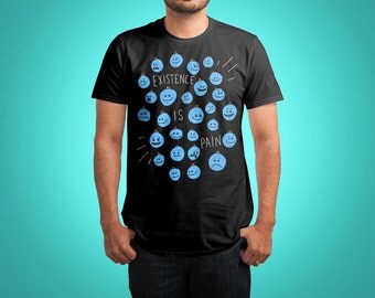 Mr. Meeseeks Shirt by Ronan Lynam / Rick and Morty / Rick and Morty Shirt / Mr Poopy Butthole / Rick Sanchez / TV Show Shirts / Morty Smith