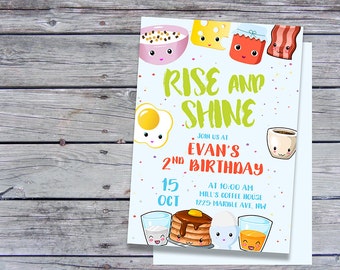 Breakfast invitation | Etsy