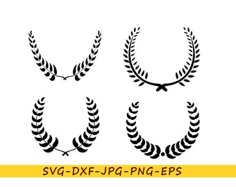 Monogram wreath svg for hoop frame in eps format, svg, jpg, png, dxf. For Cricut, Silhouette, cut file, for vinyl, embroidery
