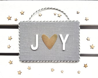 JOY home decor - Scandinavian wall decor - Rustic home decor - Farmhouse decor - Boho home decoration - Motivational wall decor