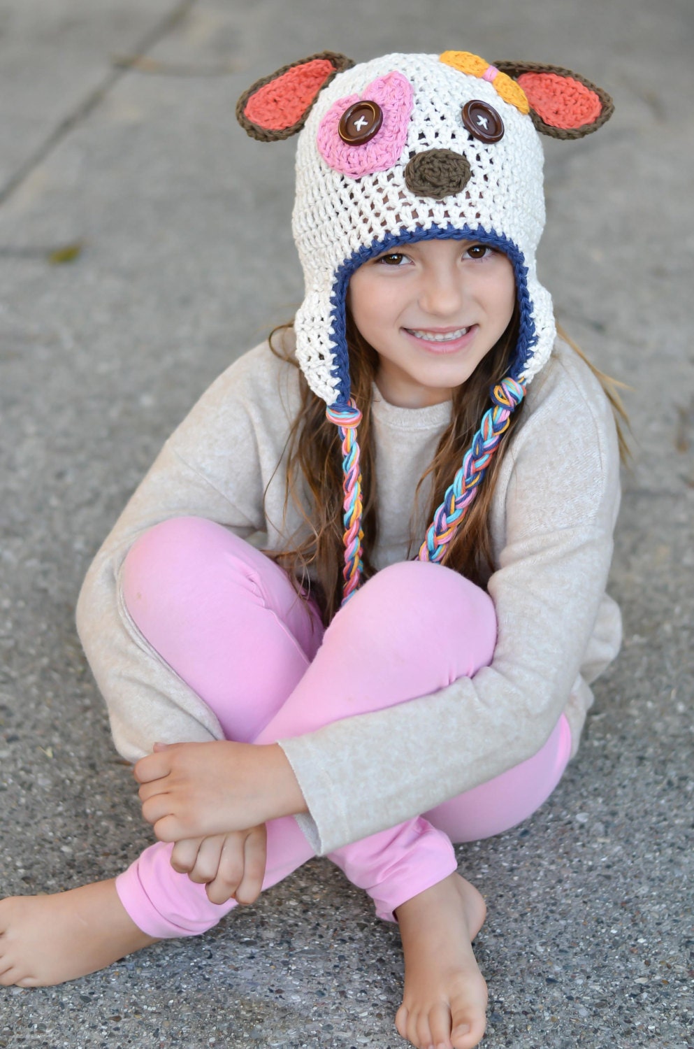 baby hat puppy hat crochet dog hat girls hat hat for