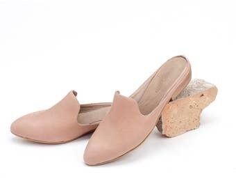 flat shoes with open back